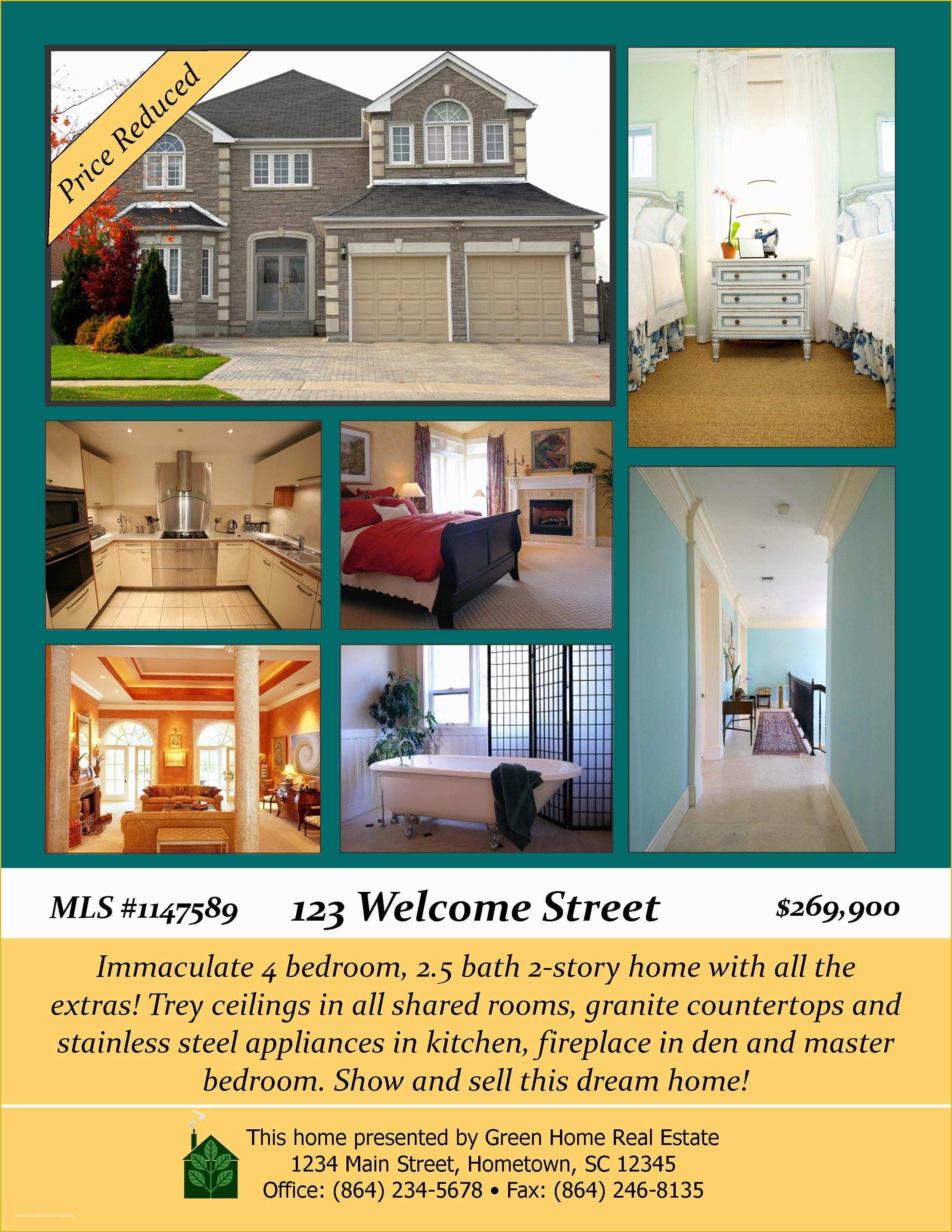 Real Estate Postcards Templates Free Of Sample Flyer Designs