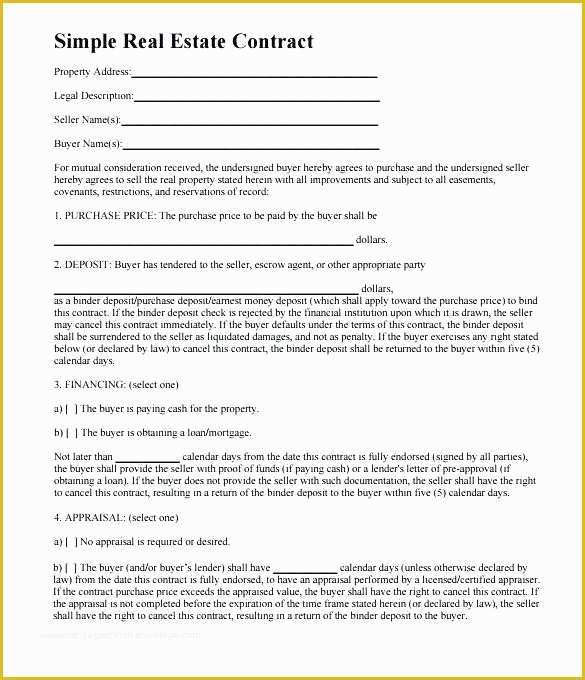 Real Estate Purchase Contract Template Free Of Simple Purchase Agreement Template – Arabnormafo