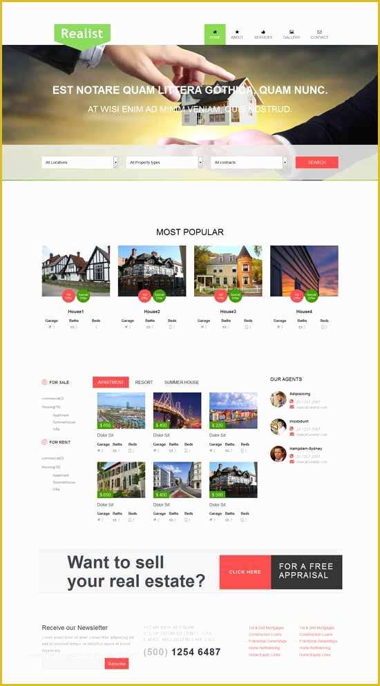 Real Estate Responsive Website Templates Free Download Of 50 Best Real Estate Website Templates Free & Premium