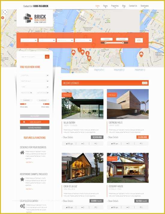 Real Estate Responsive Website Templates Free Download Of 80 Best Real Estate Website Templates Free &amp; Premium