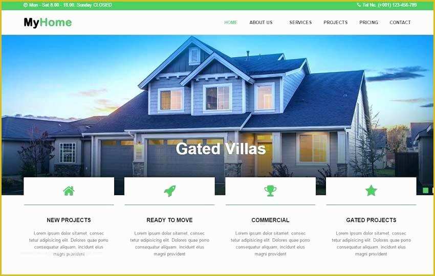 Real Estate Responsive Website Templates Free Download Of Awesome Free Real Estate themes Crash Brick Responsive