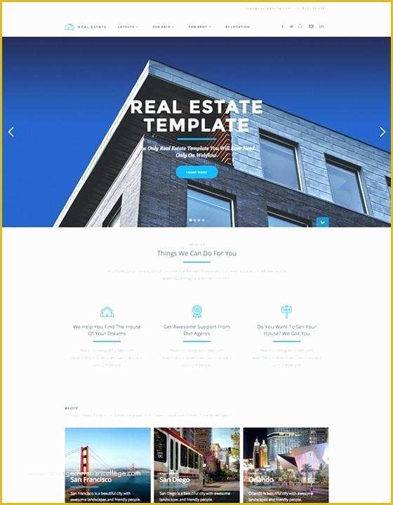 Real Estate Responsive Website Templates Free Download Of Best Real Estate themes for Agencies and Templates