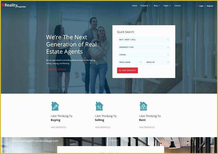 Real Estate Responsive Website Templates Free Download Of Free Real Estate Website Templates Property Portal