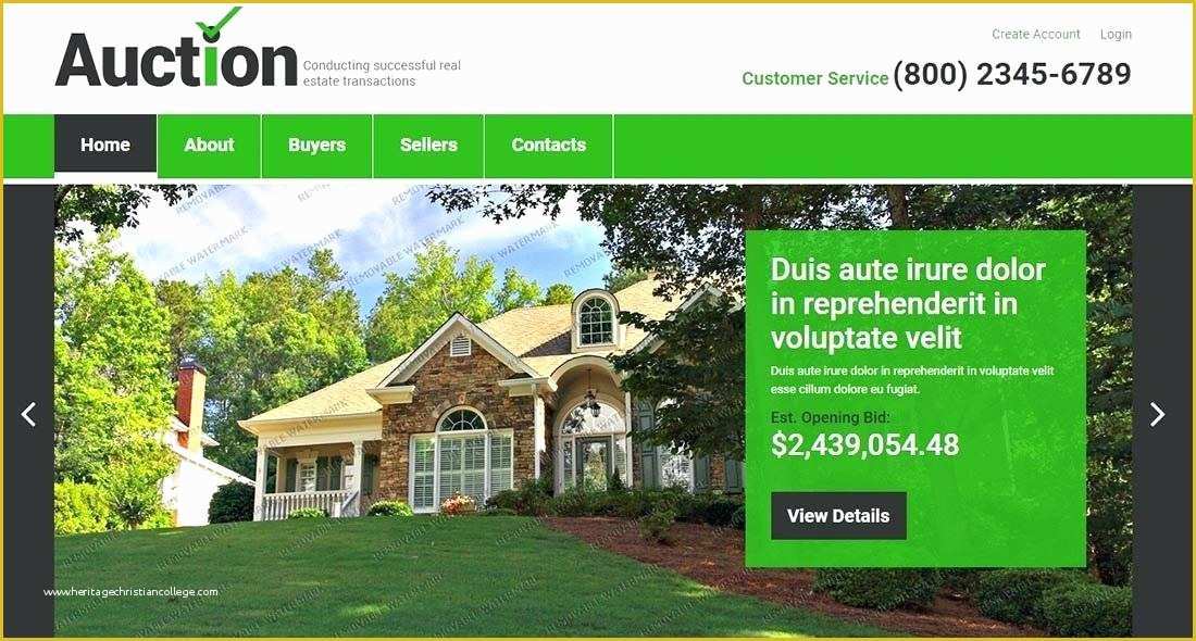Real Estate Responsive Website Templates Free Download Of Mercial Real Estate Website Design Preview Template
