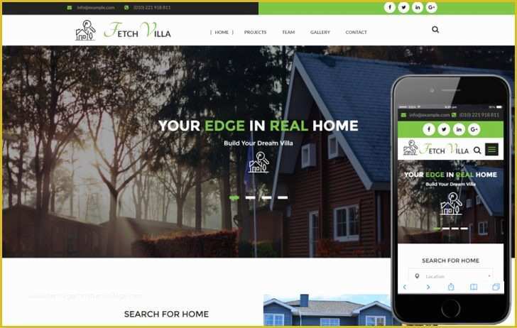 Real Estate Responsive Website Templates Free Download Of Property Website Template Download Popteenus