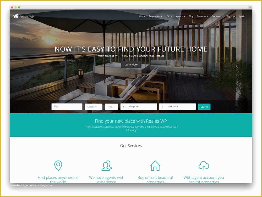 42 Real Estate Website Design Templates Free Download