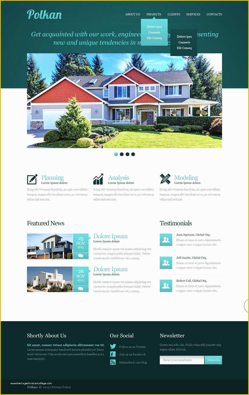 Real Estate Website Design Templates Free Download Of Real Estate Agency Responsive Website Template Web