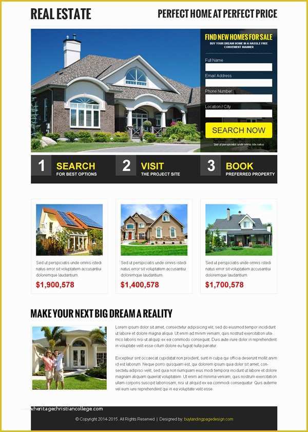 Real Estate Website Design Templates Free Download Of Real Estate Lead Generation Website Templates Real Estate