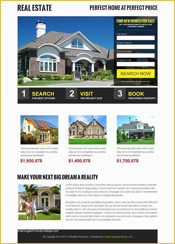 Real Estate Website Design Templates Free Download Of Real Estate Lead Generation Website Templates Real Estate