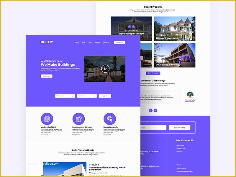 Real Estate Website Design Templates Free Download Of Real Estate themed Website Psd Mockup Download Free