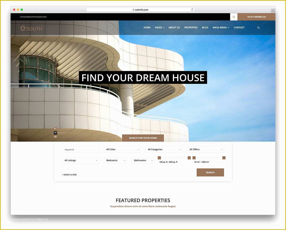 Real Estate Website Templates Free Of 14 Best Free Real Estate Website Templates 2019 Colorlib