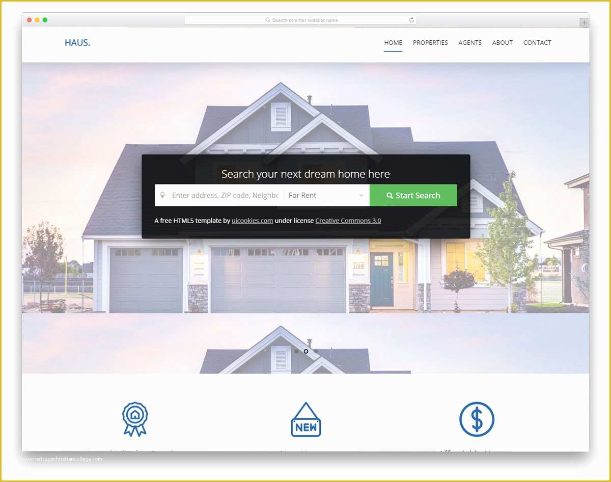 Real Estate Website Templates Free Of 21 Best Free Real Estate Website Templates for Successful