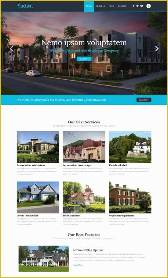 Real Estate Website Templates Free Of 50 Best Real Estate Website Templates Free & Premium