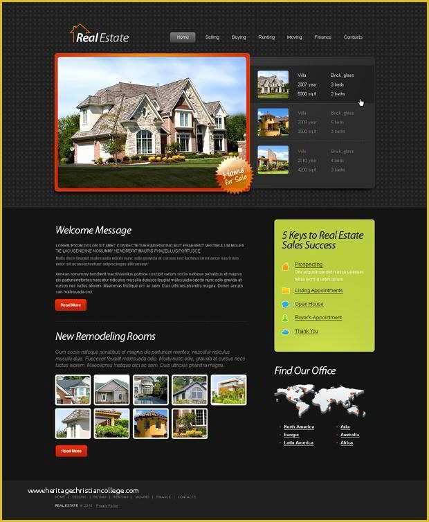 Real Estate Website Templates Free Of Free HTML5 Template for Real Estate Website Monsterpost