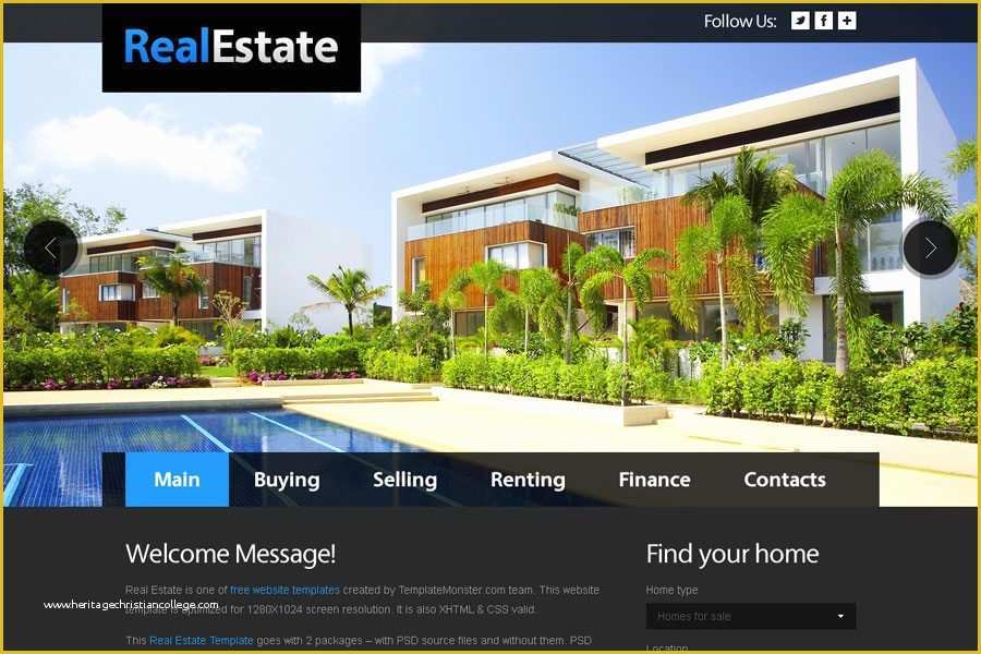 Real Estate Website Templates Free Of Free Website Template for Real Estate with Justslider