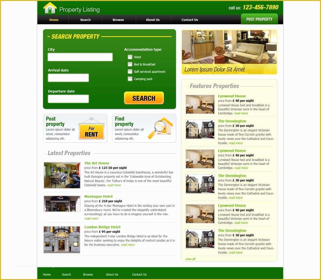 Real Estate Website Templates Free Of Real Estate Website Template