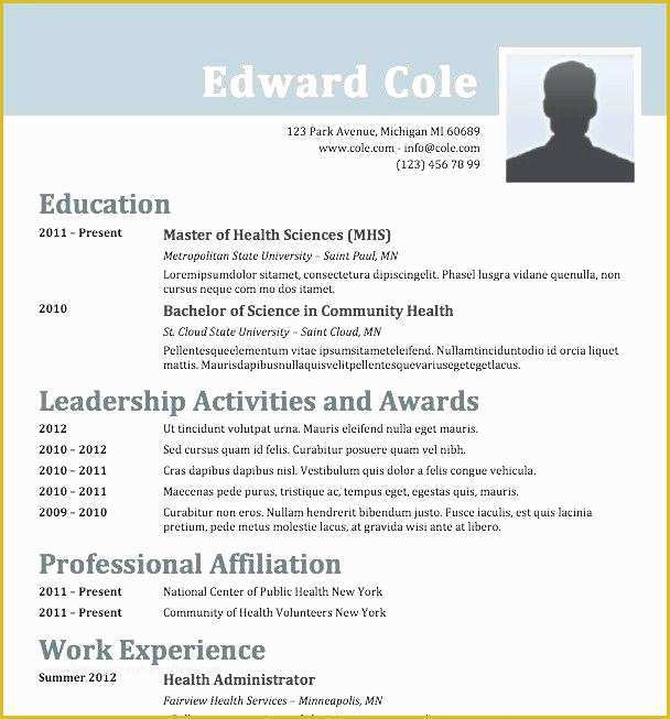 Really Free Resume Templates Of Really Good Resume Templates Syncla 