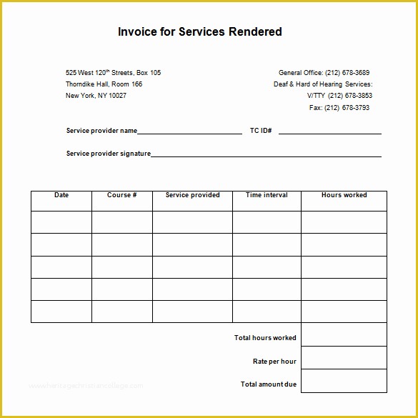 Receipt for Services Template Free Of 18 Service Receipt Templates Doc Pdf