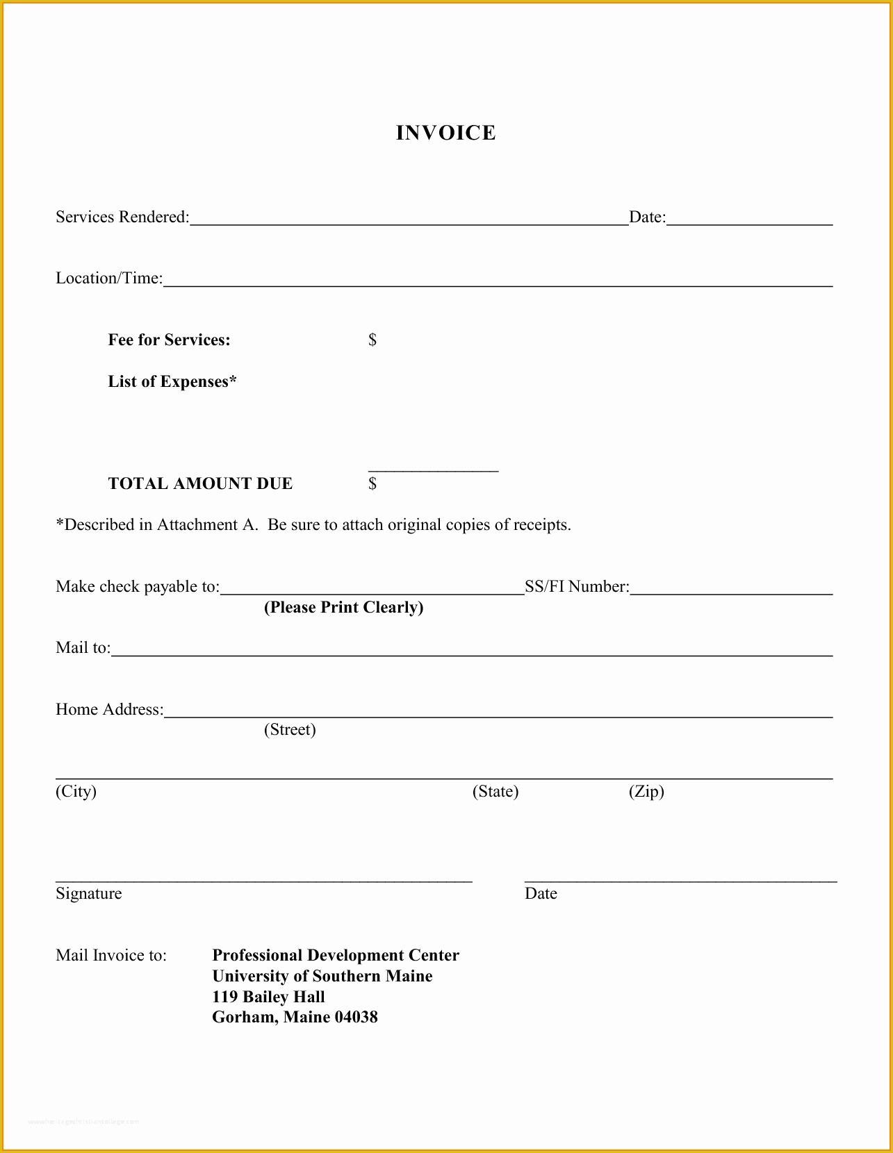 Receipt for Services Template Free Of 8 Billing Letter for Services Rendered