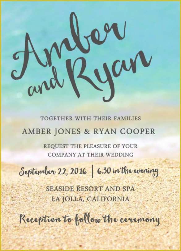 Reception Invitation Templates Free Download Of 28 Wedding Reception Invitation Templates Free Sample