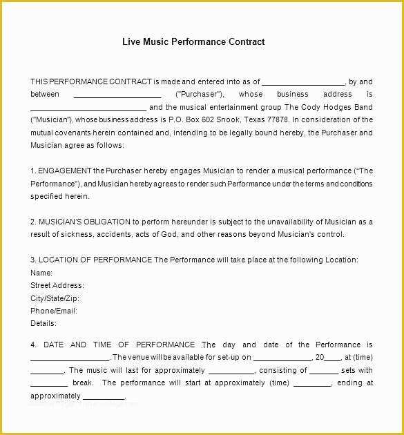 Record Label Contract Template Free Of Recording Artist Contract Template Digital Record Label