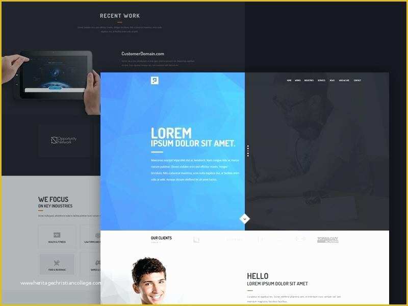 Recruitment Agency Website Template Free Of Free Bootstrap Template for Business Firm and Corporate