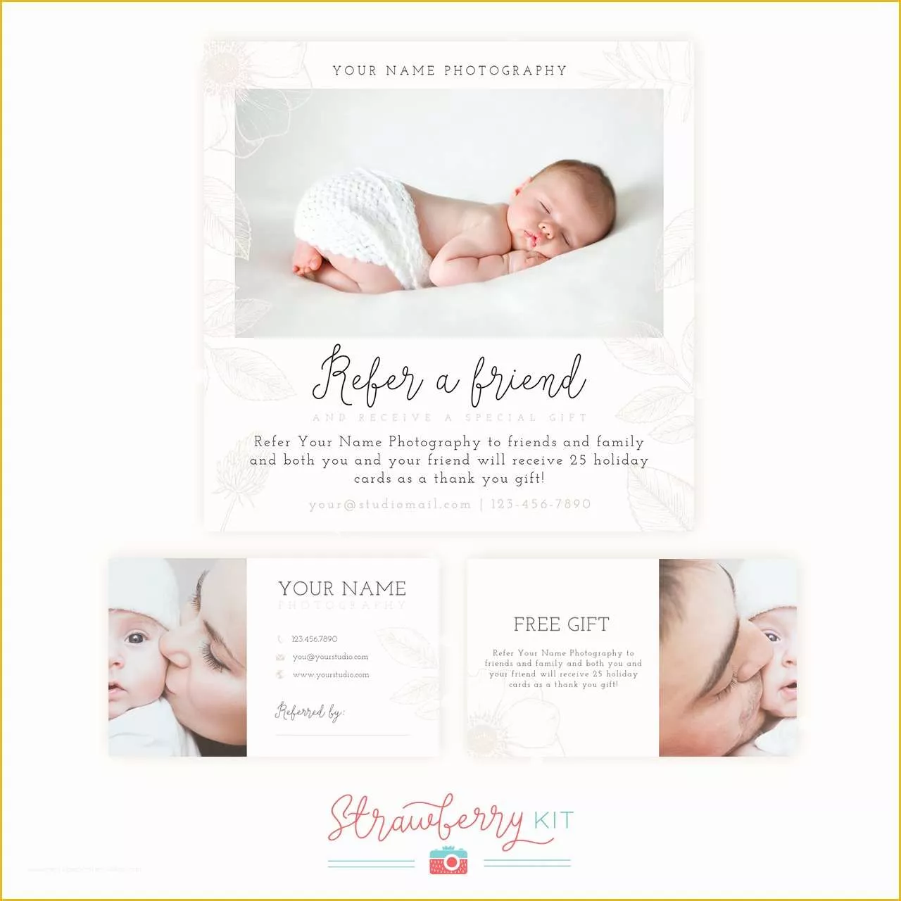 Refer A Friend Card Template Free Of Refer A Friend Graphy Template