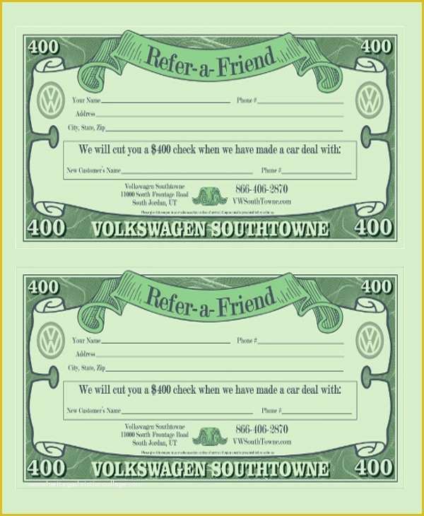 Refer A Friend Card Template Free Of Sample Referral Coupon Template 9 Download In Pdf Psd