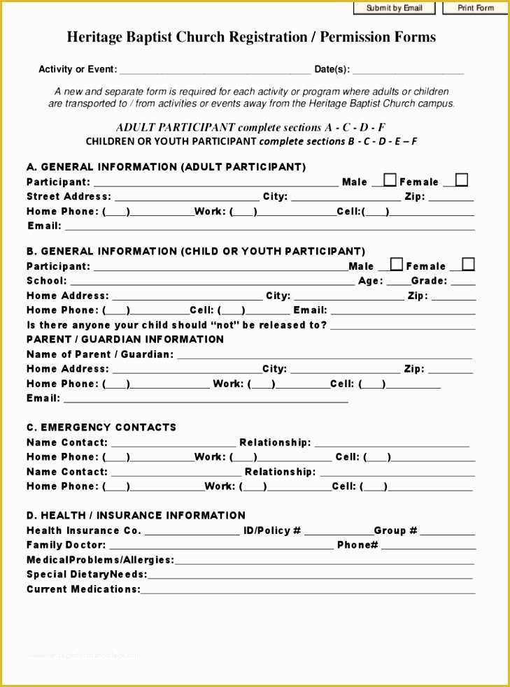 Registration form Template Word Free Download Of 10 event Registration form Template Microsoft Word