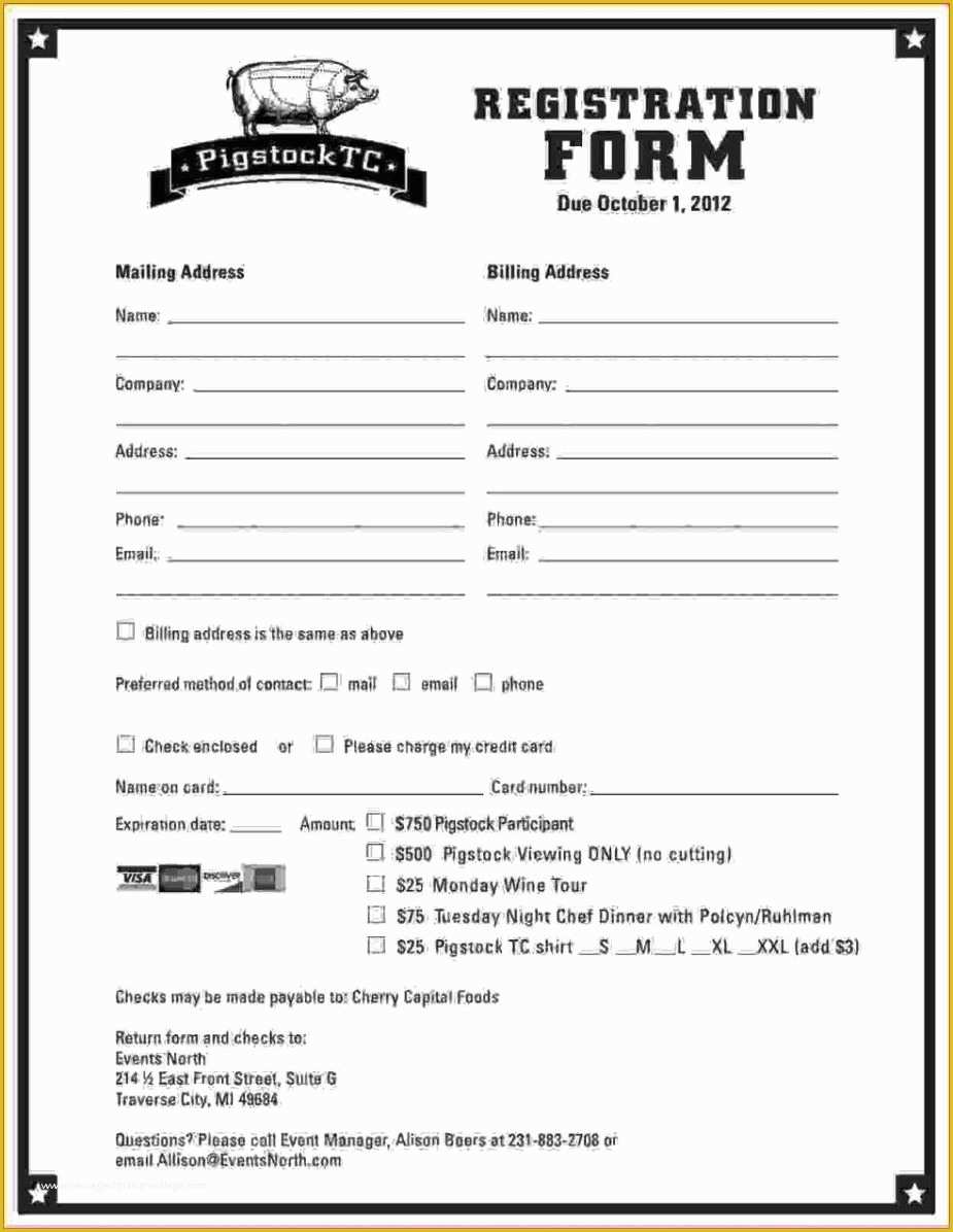 Registration form Template Word Free Download Of Dance School Registration form Template Free