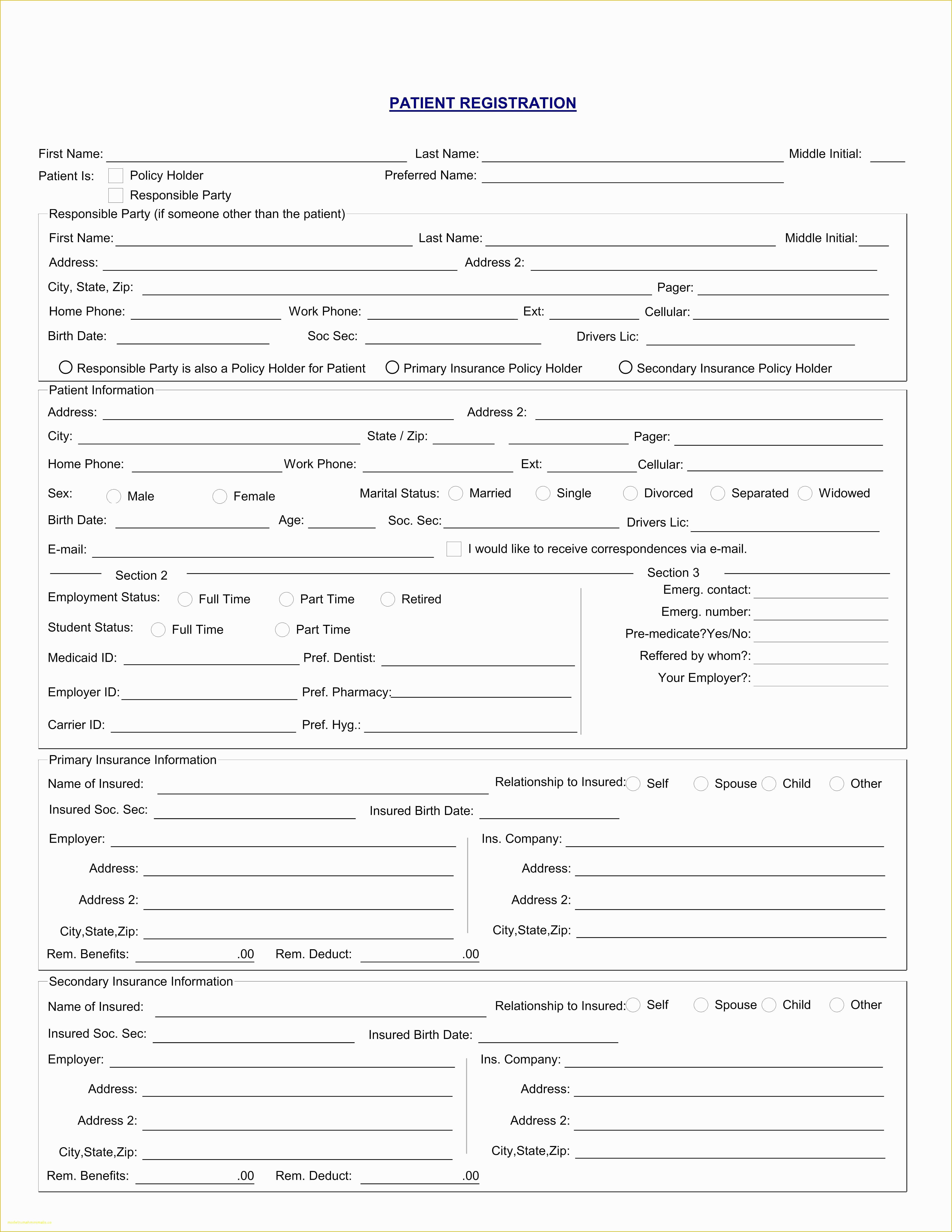 Registration form Template Word Free Download Of Guest Registration