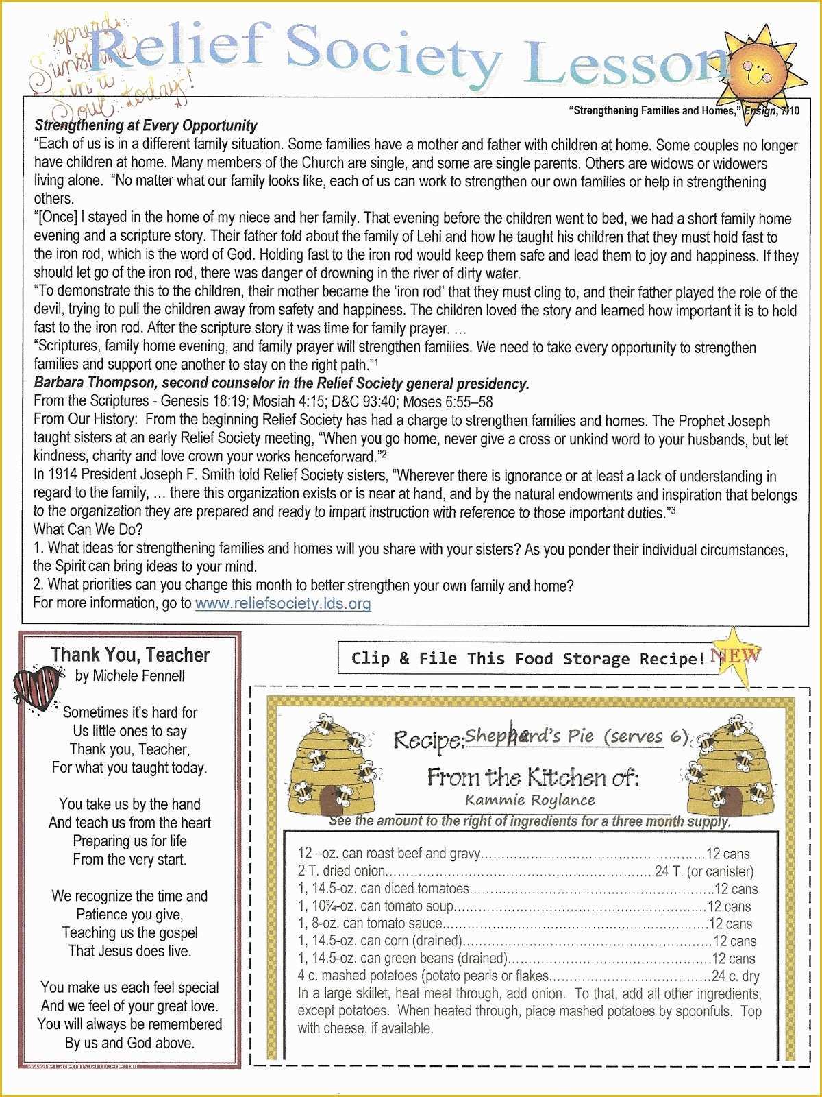 Relief society Newsletter Template Free Of Homemaker S Journal Church Newsletter Ideas