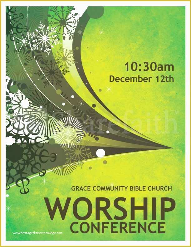 Religious Flyer Templates Free Of Worship Conference Flyer Template