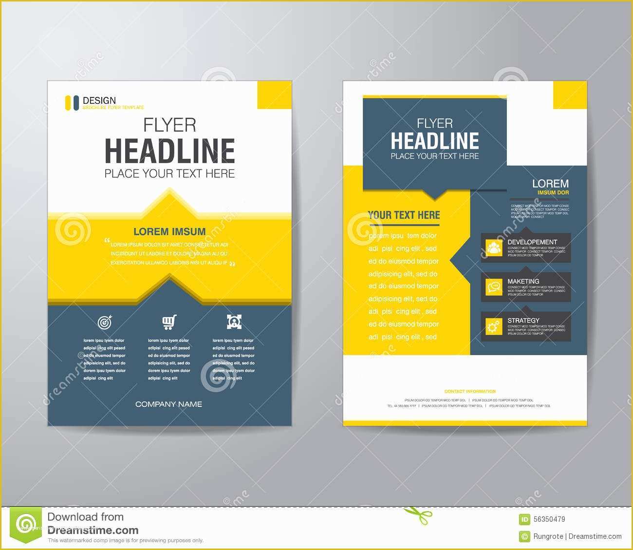 Remodeling Flyer Templates Free Of Business Brochure Flyer Design Layout Template In A4 Size