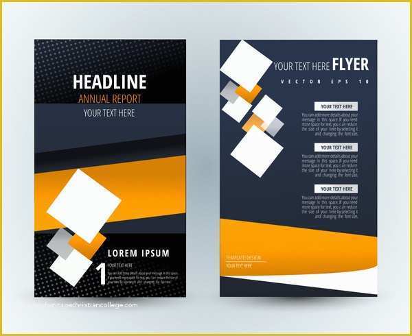 Remodeling Flyer Templates Free Of ออกแบบใบปลิว มีพื้นหลังที่ทันสมัยและสี่เหลี่ยม พื้นหลังแบบ