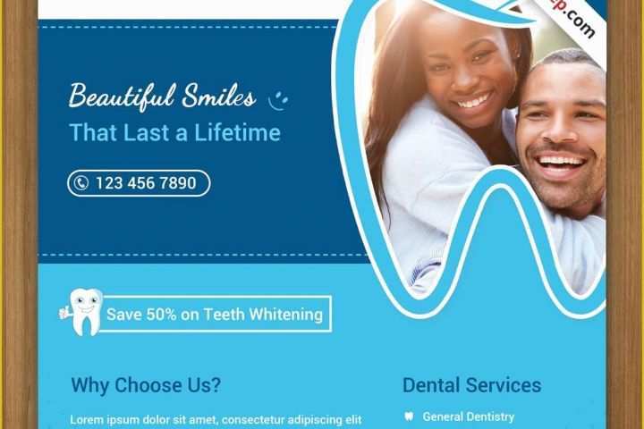 Remodeling Flyer Templates Free Of Free Dental Flyer Psd Template 1414 Designyep