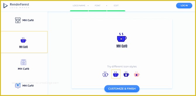 Renderforest Free Templates Of Line Logo Maker How to Create Your Own Website Logo