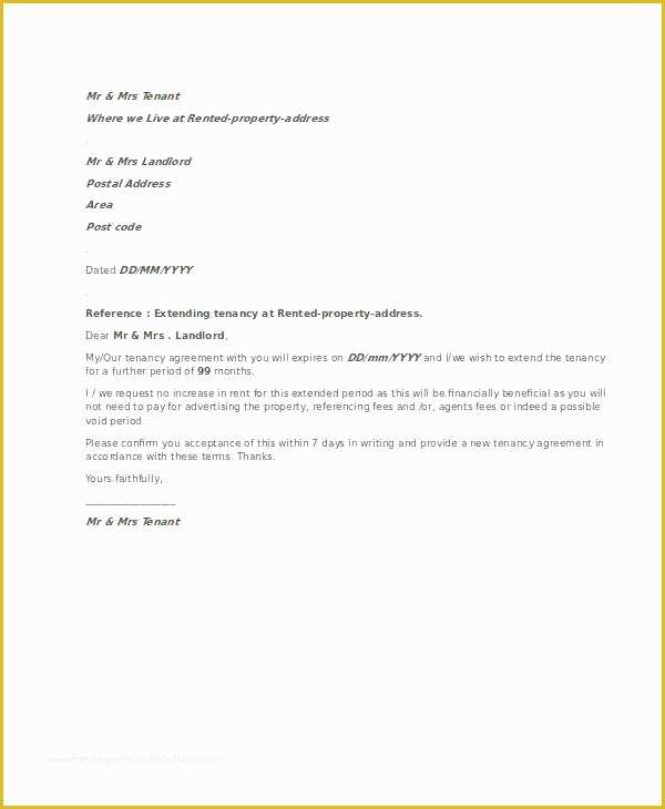 Rent Free Letter From Parents Template Of Example Rent Free Letter Sample Increase to Tenant