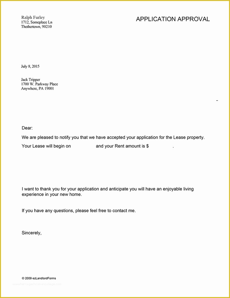 Rent Free Letter From Parents Template Of Printable Sample Rental Verification form