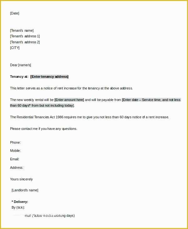 Rent Free Letter From Parents Template Of Rent Free Letter Template Collection Letter for Rent