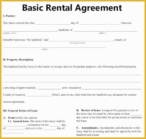 Rental Agreement Template Florida Free Of Free Printable Basic Rental Agreement Luxury Residential