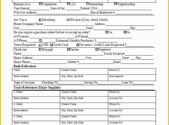 Rental Credit Application Template Free Of Free Credit Application Template Free Rental Application