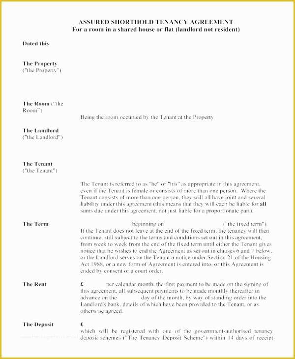 Rental House Contract Template Free Of 18 House Rental Agreement Templates Doc Pdf