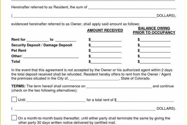 Rental Template Free Of 5 House Rental Agreement Template
