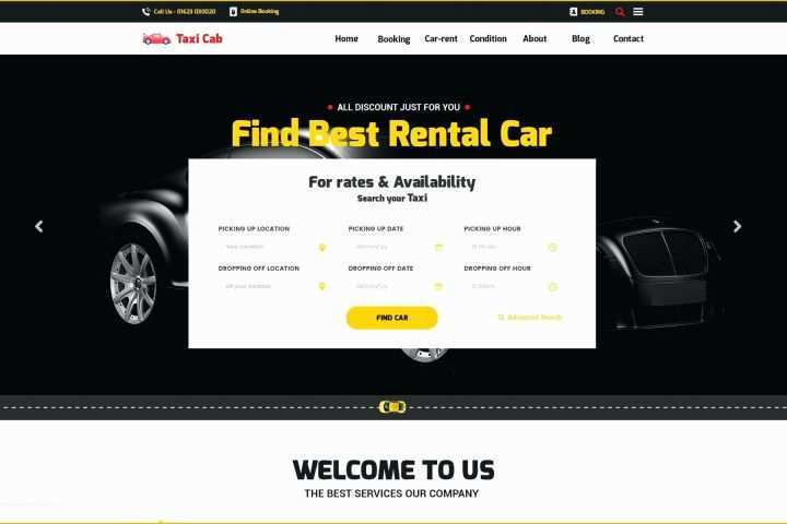 Rental Website Template Free Of Car Rental Template Car Rental Responsive Website Template