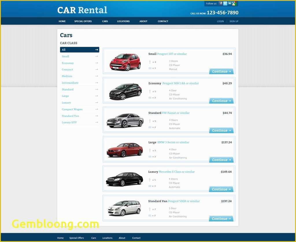 Rental Website Template Free Of Rental Websites Fresh Free Rent A Car Website Template