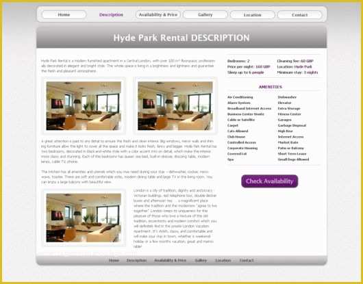 Rental Website Template Free Of Vacation Rental Template 16