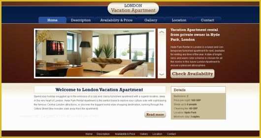 Rental Website Template Free Of Vacation Rental Web Template 19