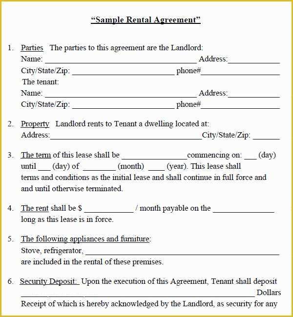 Renting Contract Template Free Of 10 Best Of House Rental Agreement Template House