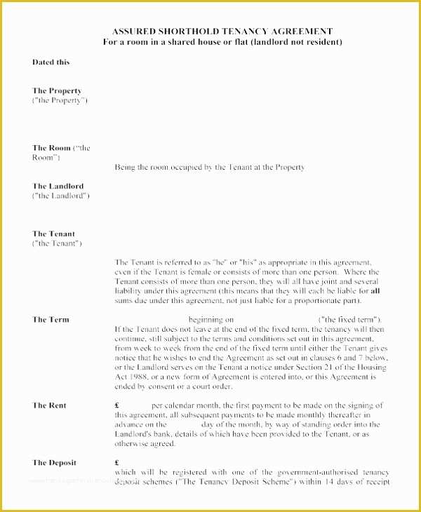 Renting Contract Template Free Of 18 House Rental Agreement Templates Doc Pdf